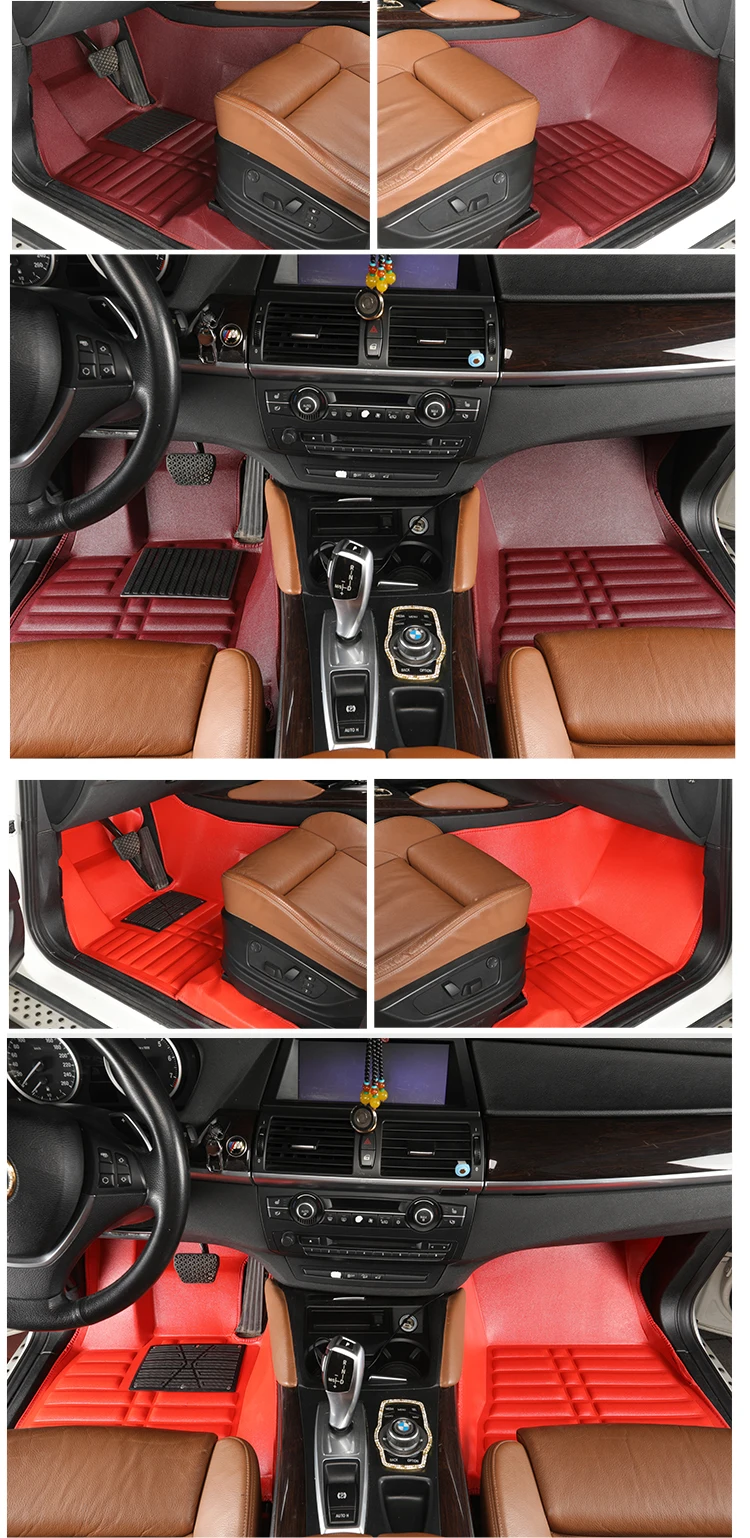 5D hot selling high quality automobile mat driving on the right easy and simple to handle 5d car mats pvc car mat