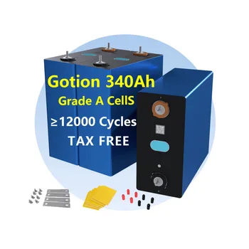 Grade a Prismatic 340Ah Lithium Ion Lifepo4 Battery Cells 300Ah 306Ah 310Ah 280Ah 304Ah 320Ah 3.2V