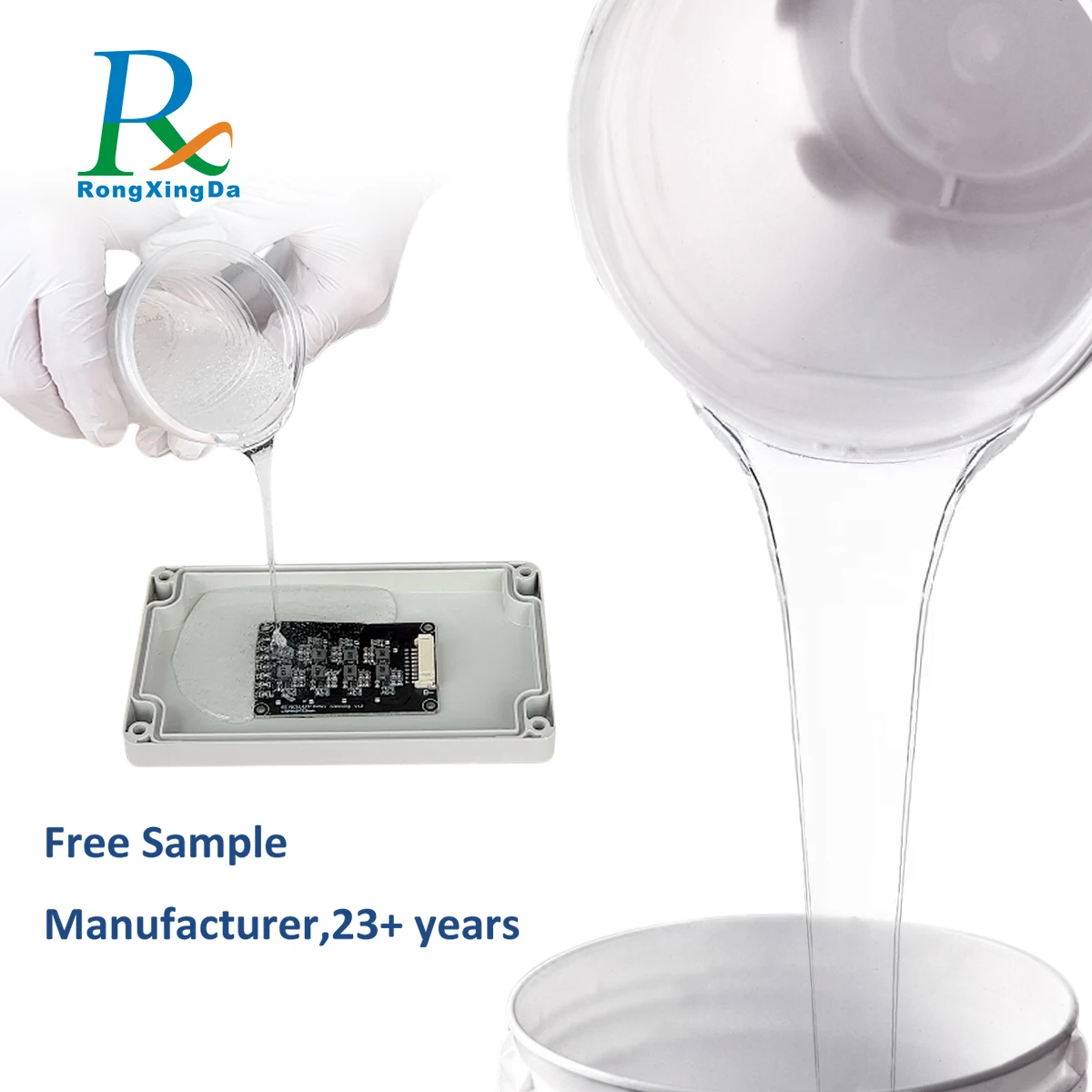 Two Component Liquid Electronic Potting  Silicone Rubber