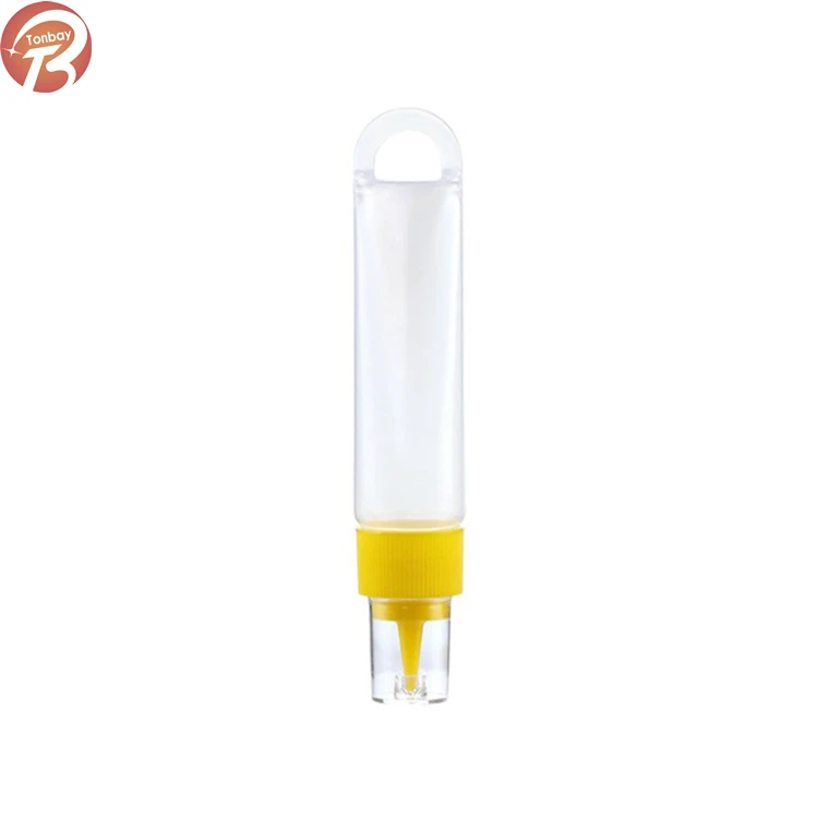 30ml LDPE Plastic Overhead Squeeze Bottle with Carabiner