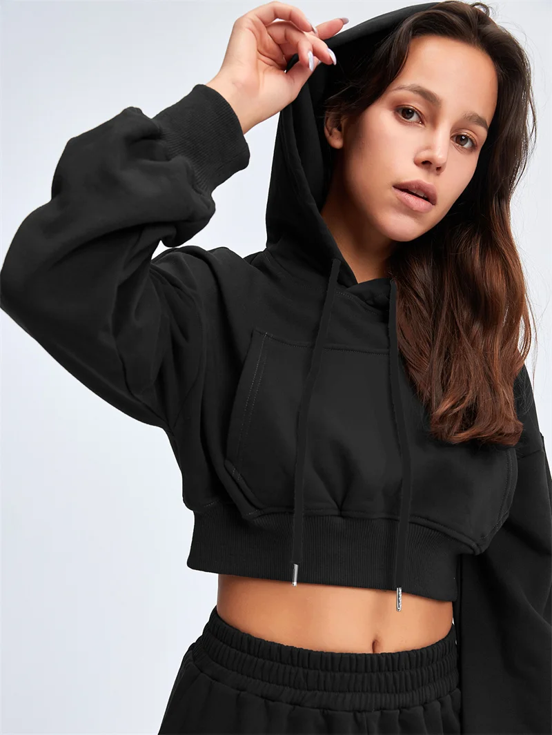 Best Quality Custom Luxury 2 Piece Set Women Oversized Hoodie