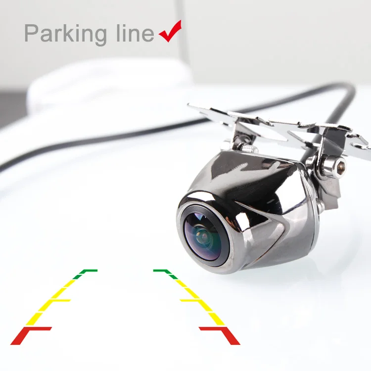 Stainless Steel Auto Small Color Wide View Angle Waterproof HD Car Rear View Camera details