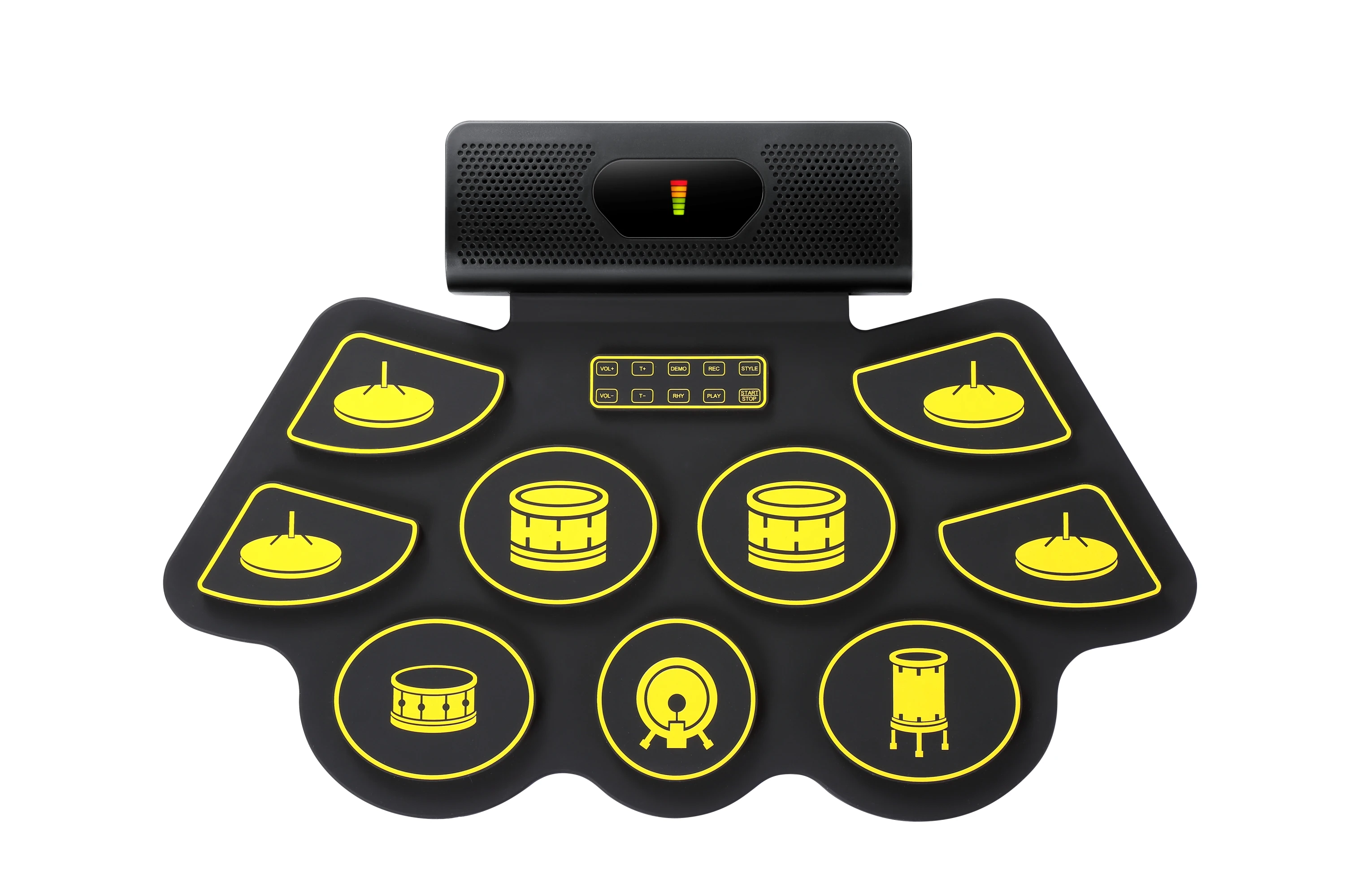 Portable Digital Colorful Drum Set Baby Portable Drum Percussion Kit