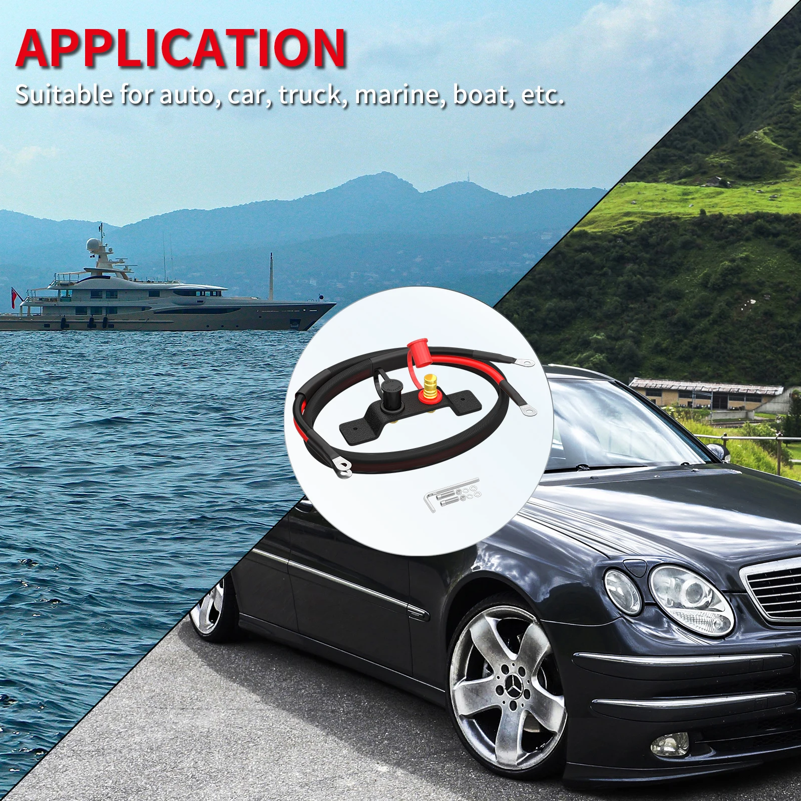 HCBJ-01 Battery Jump Post, Briidea Battery Remote Charging Tool Jumper Terminals Relocation Q 608555 5 thumbnail image