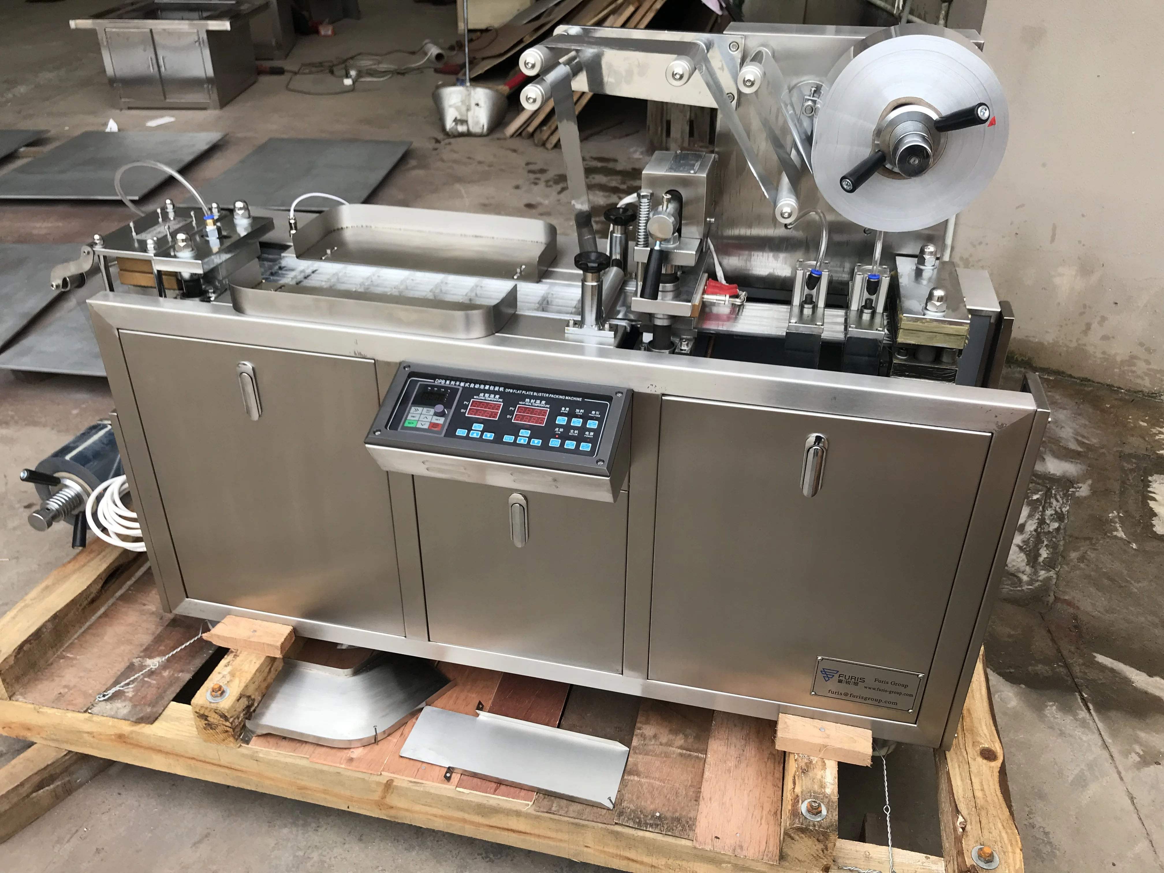 
 Автоматическая электрическая фармацевтическая блистерная упаковочная машина  