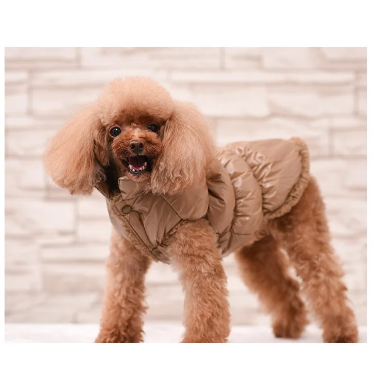 Popular Products Dog Clothes Cotton Padded Vest Warm Fleece Lining