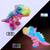 11.5cm colorful glow-in-the-dark hand-biting tyrannosaurus baby