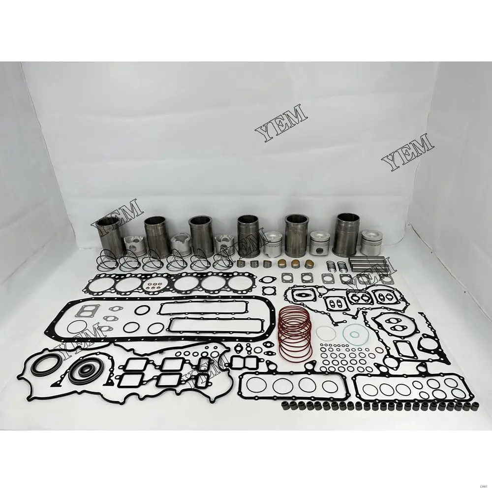 K13C Engine Rebuild Kit With Piston Rings Liner Cylinder Gaskets for Hino Forklift Excavator Loaders