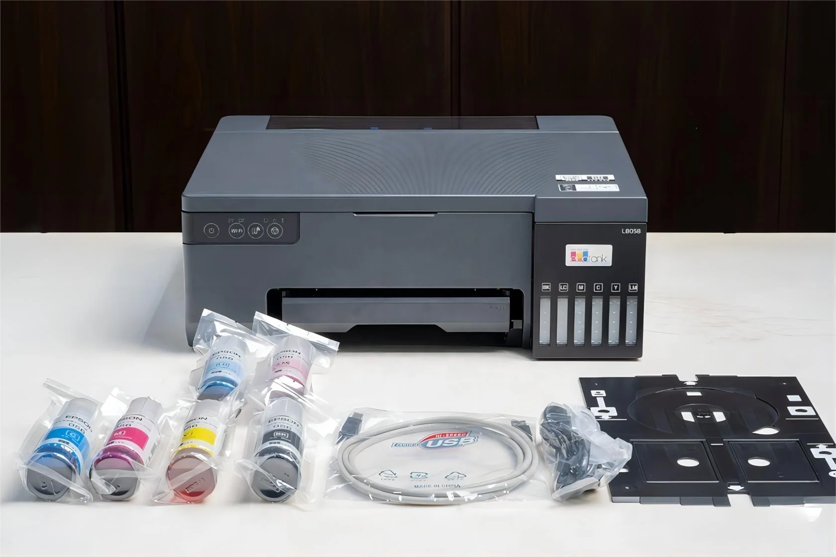 L8058 Printer - High-Speed Inkjet with Multi Color Support