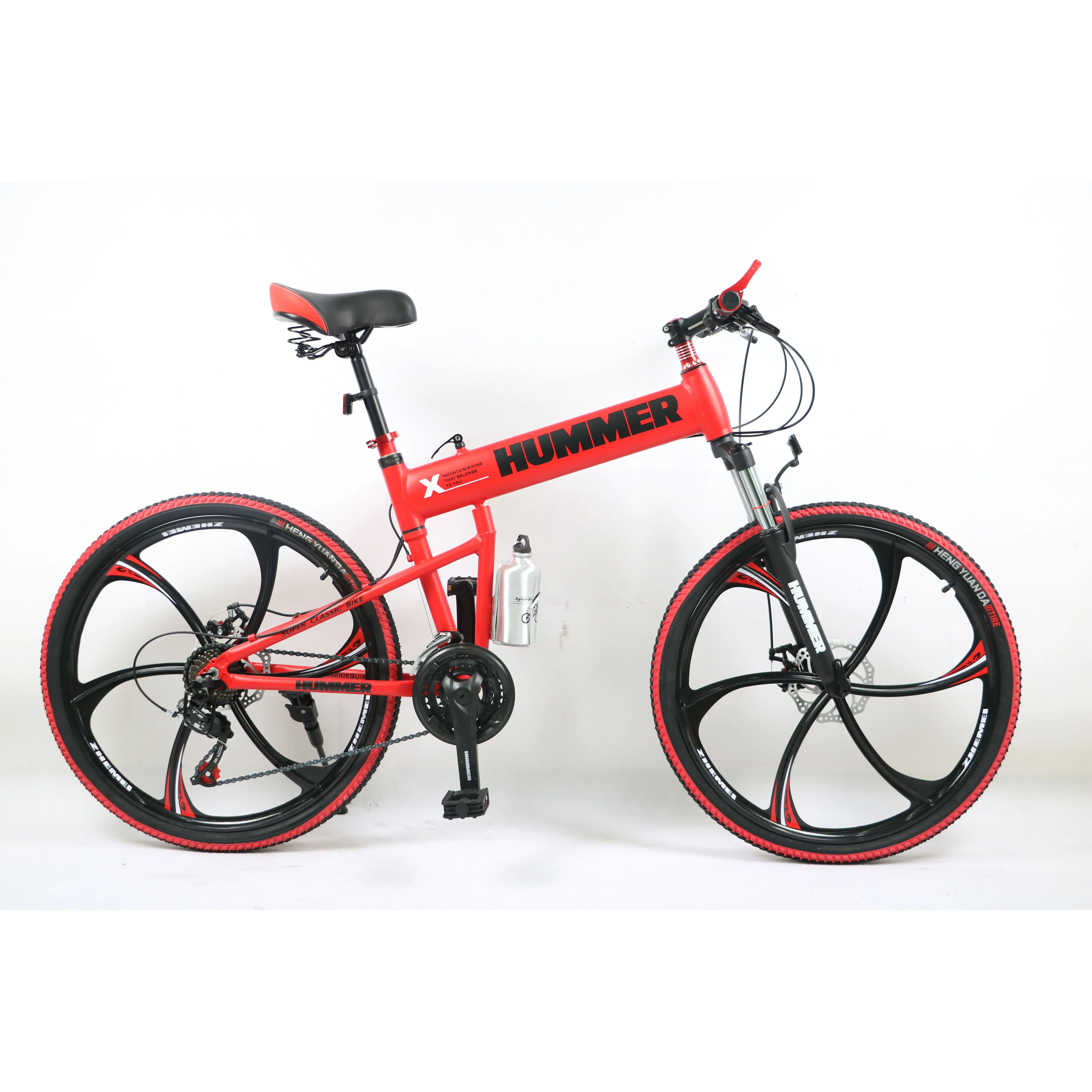 TIANJN 26 Inch Hummer Mountain Bike 21 Speed Magnesium Alloy