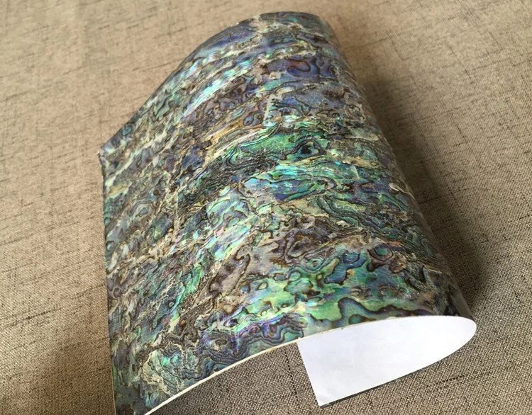 2019 Flexible NZ Abalone Shell Laminate Self Adhesive Sticker Paper for Wall Paper Furniture Inlay Guitar Accessories