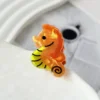 Orange seahorse