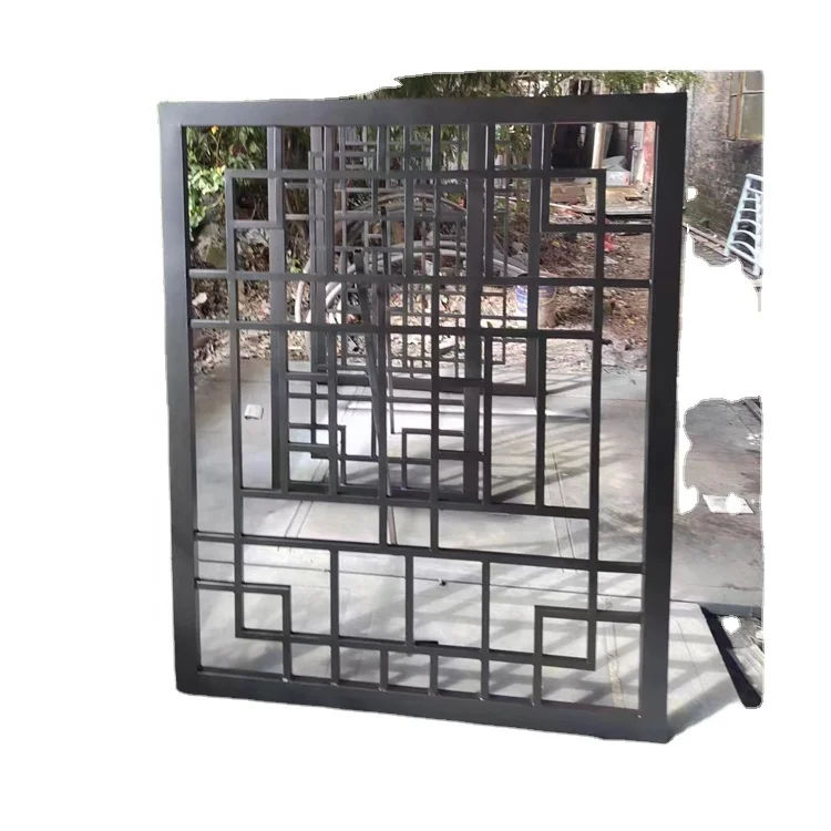 Modern Standard Iron Window with Grill Design - Hot Selling