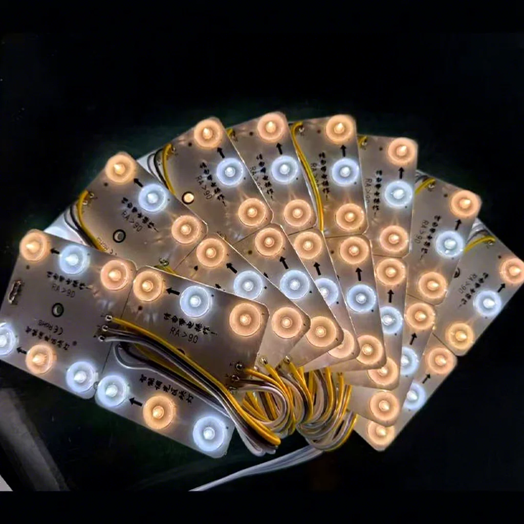10V 220V LED Module Remote-controlled 6-led White Yellow Multi-chip Modular Lights for Hotel Light Landscape Lights