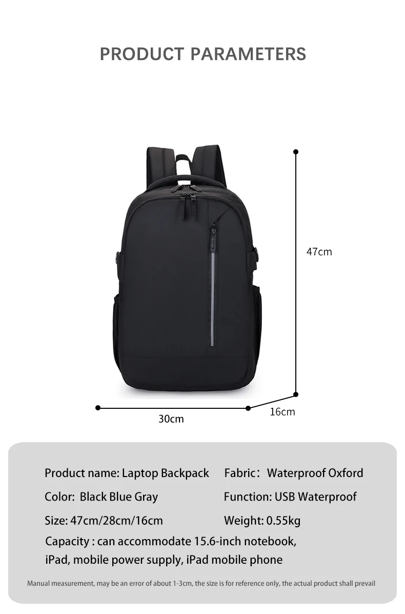 New Laptop Backpack Custom Oem Business Waterproof Leather Outdoor ...