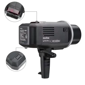 Godox AD600BM Outdoor TTL Studio Strobe Flash Light with Built-in Godox 2.4G Wireless X System Li-on Battery for Photography product image
