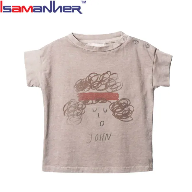 Baby boys clothes china 100% organic cotton plain t-shirt baby