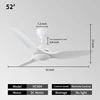 WHITE+52INCH