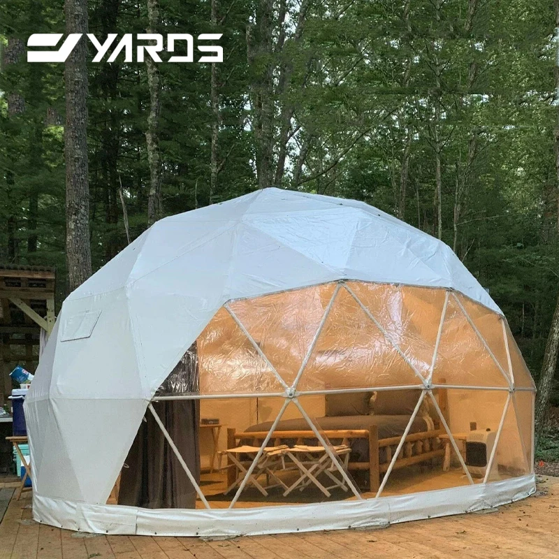 Waterproof 5M-9M Geodesic Dome Camping Tent for Events