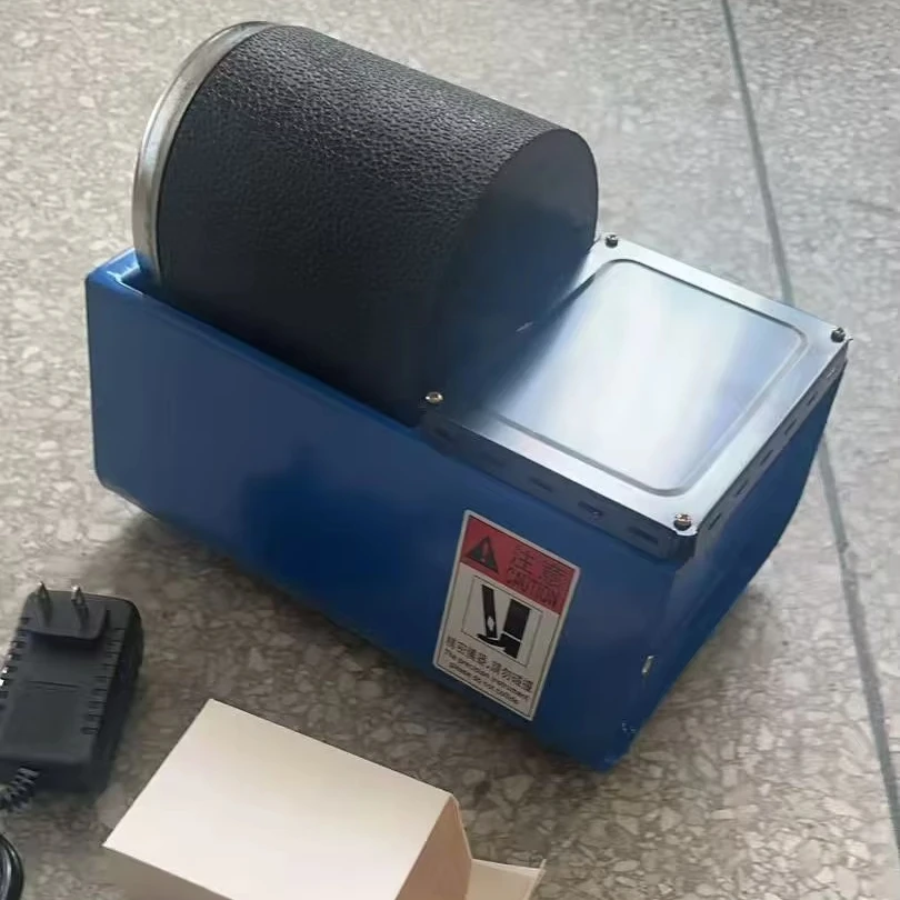 TEBAK Jewelry Rock Tumbler Polisher Jewelry Making Equipment Rotary Rock Tumbler Mini Rotary Tumbler Micro Polishing Machine