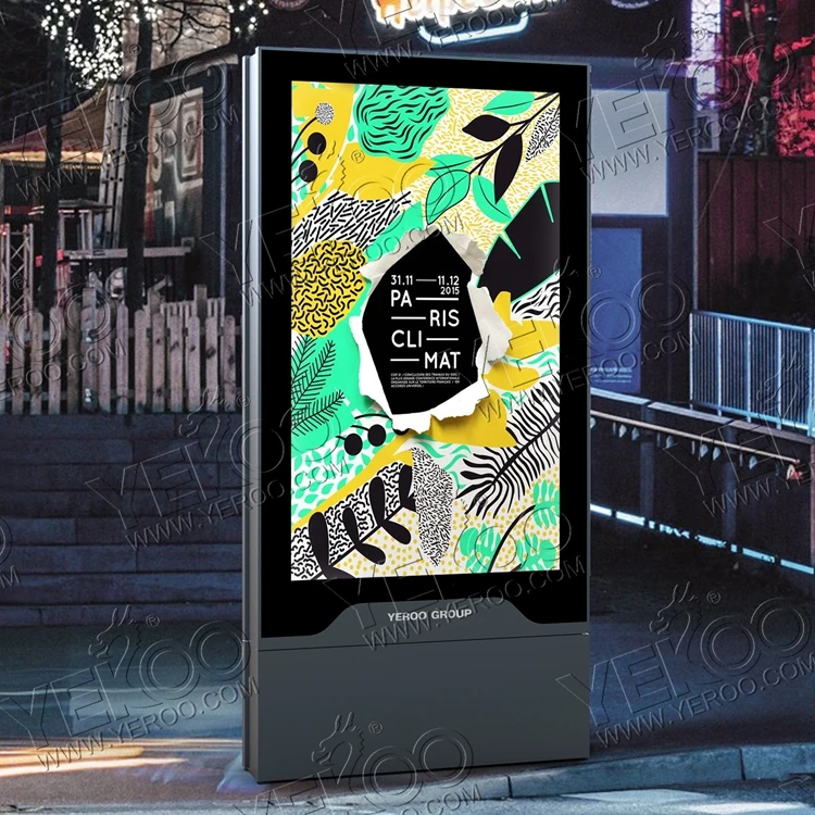 Outdoor P4 LED Screen Display Digital Signage Light Box for Sale