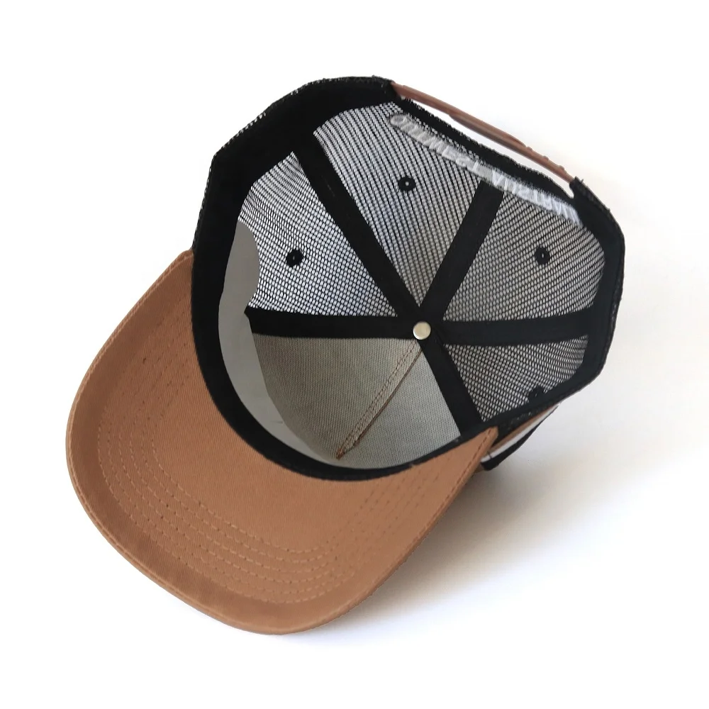 Hot Selling Wholesale Classic 5 Panel Cap With Mesh Adjustable Snapback Buckle Fashion tide Cap Trucker Cap
