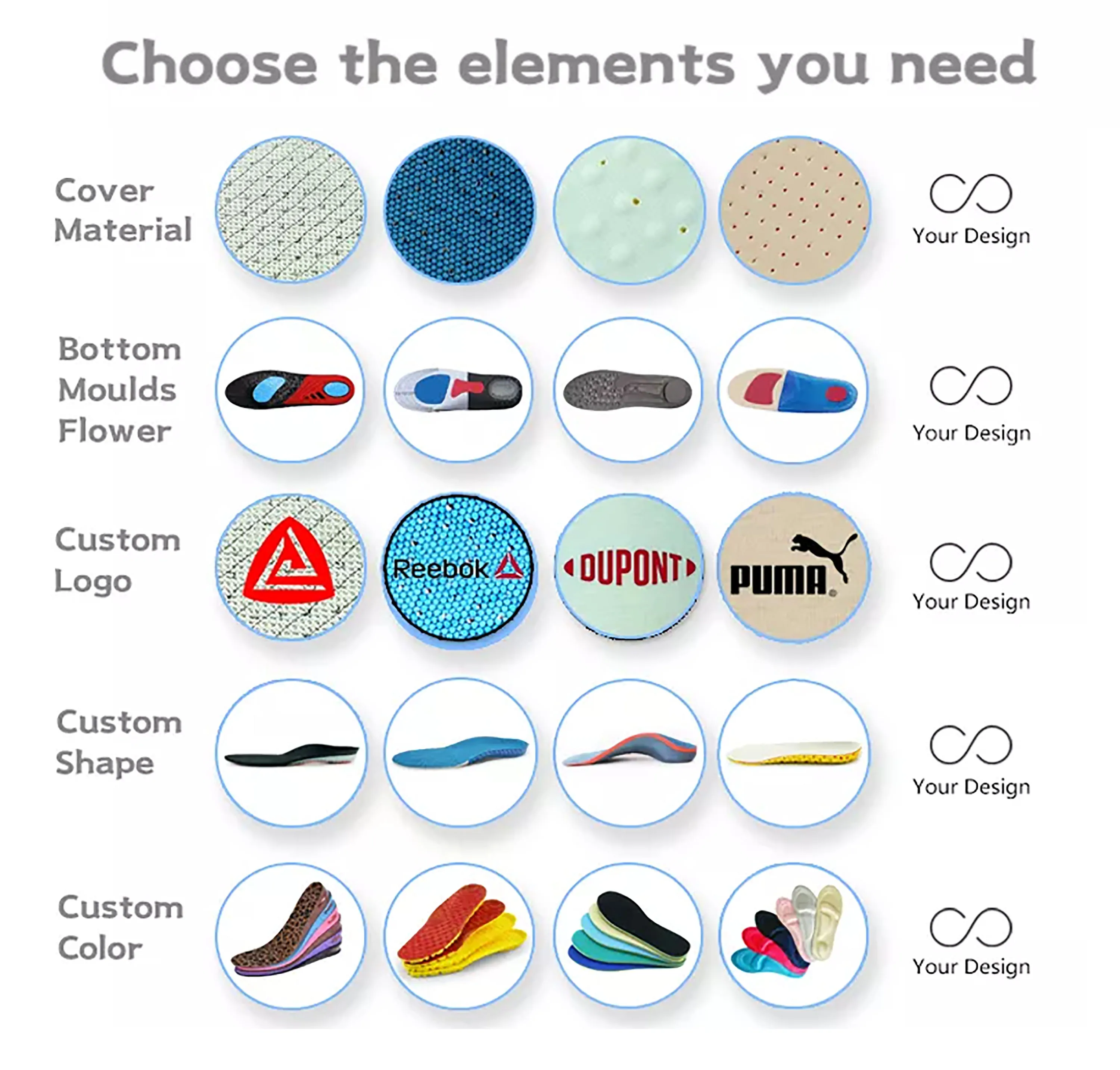 Silicone Foot Insole Plantar Fasciitis Feet Insoles Arch Supports