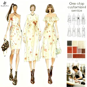 High Quality Brands Garment Cut and Sew Design Women Clothing Custom Apparel Design Service Manufacturers Designer Clothes