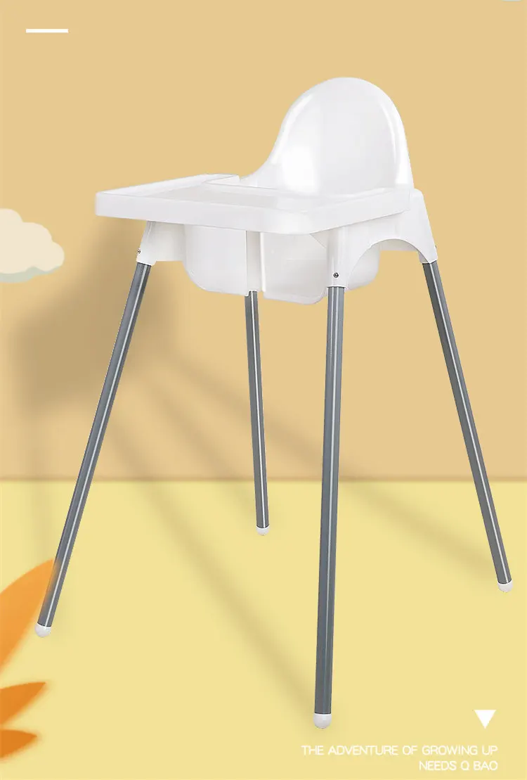 Foldable Baby Feeding Chair Portable 3 In 1 Children High Chair Baby