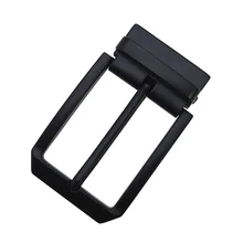 Carosung Engraved Logo Zinc Alloy Belt Buckle 35mm Matte Black Brushed Durable Men's Reversible Pin Belt Belt Buckle