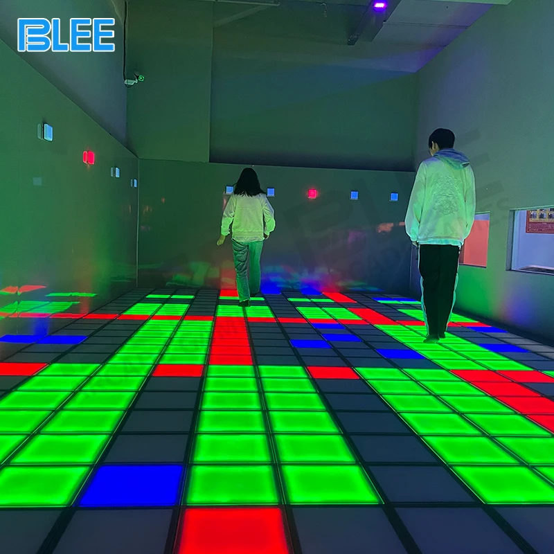 Team Building Escape Active 30x30cm Pixel Super Grid Interactive Dance Game Room Floor Is Lava Game Arena Activate Led Floor