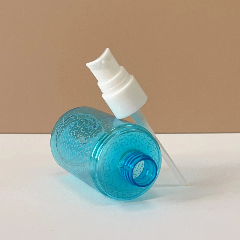 Factory Supply 100ml PET Toner Body Lotion Plastic Bottle With Emulsion Pump