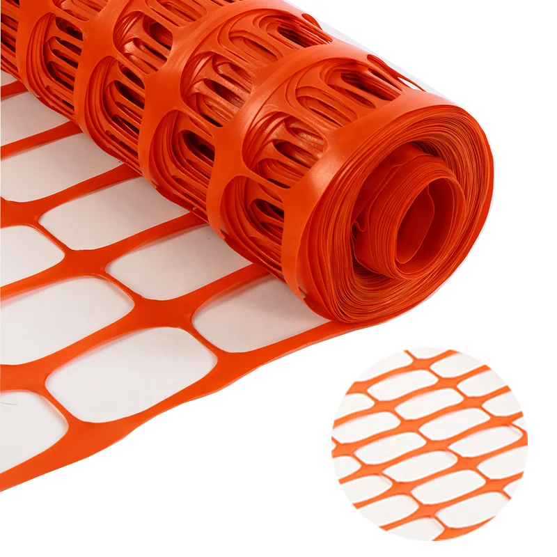 1*50m Orange Safety Barrier Fence Plastic Safety Fence Netting Roll For ...