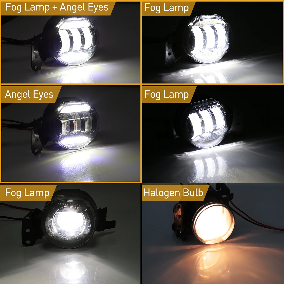 2Pcs 5W White LED Angel Eyes Halo Ring Marker lights Bulb Error Free Compatible with BMW 5 6 7 Series E39 E60 E63 E64 E65 E66 E83 M5 X3 X5 E53, Headlight