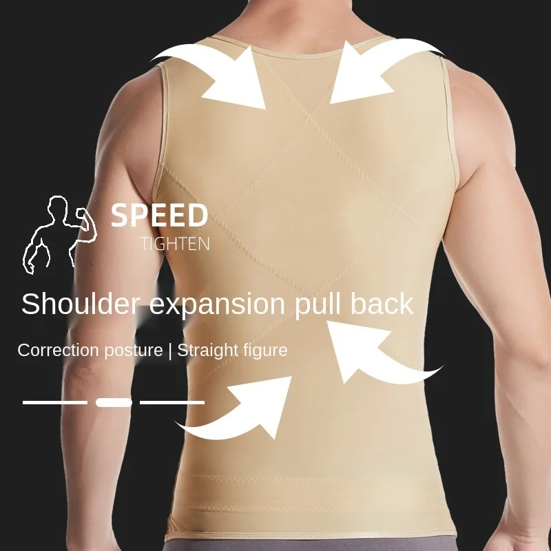 Plus size shapers control waist tummy control soft elastic breathable vest shapewear shapers