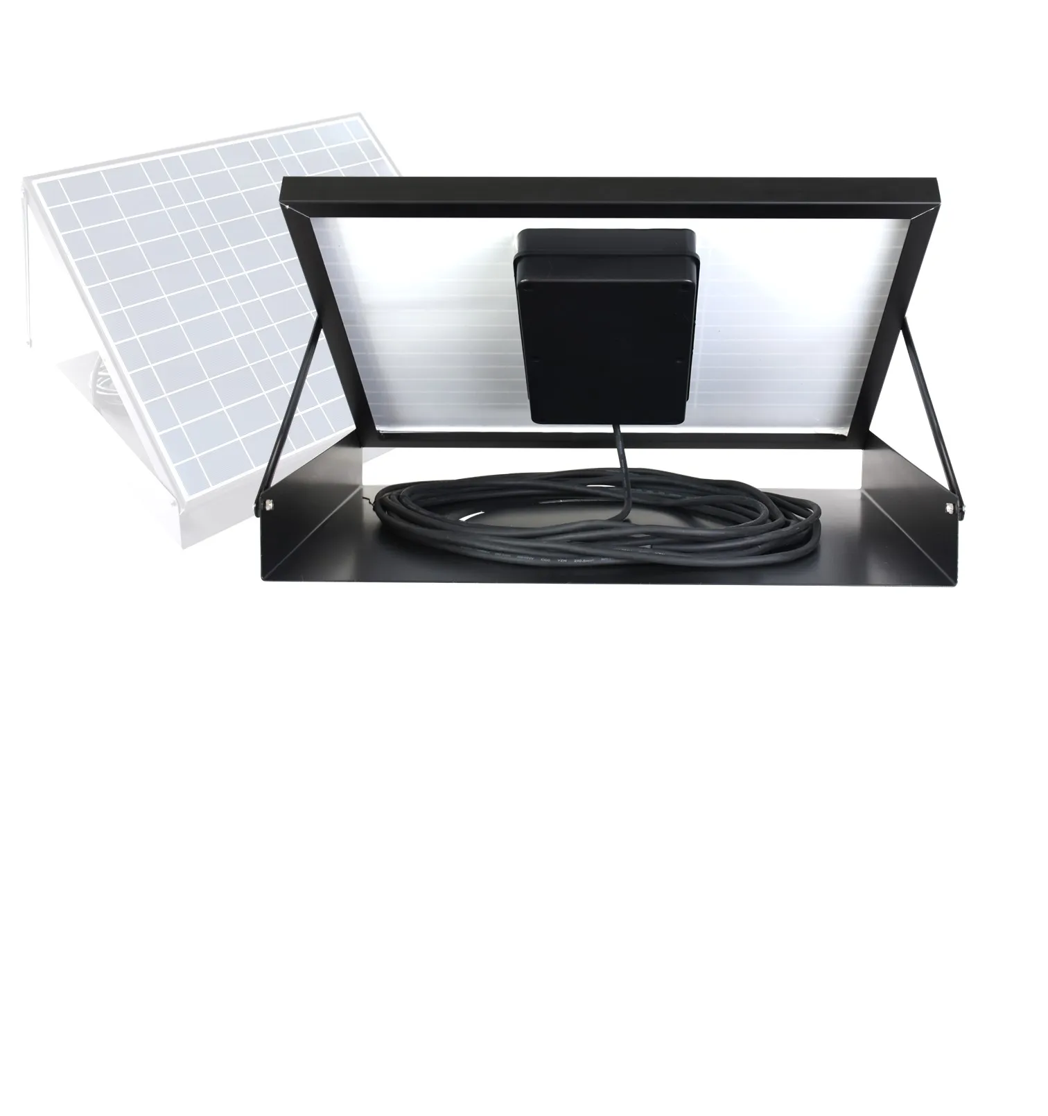 Industrial Vent Tools Hvac Air Conditioning Kit 50w Solar Panel Powered ...