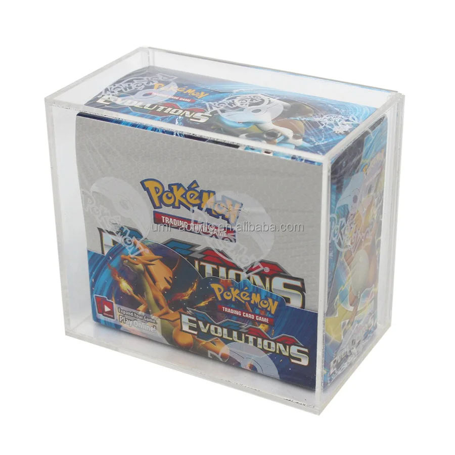 Custom Cheap Acrylic Pokemon Cards Booster Box Packs Wholesale Buy
