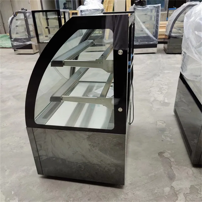 Luxury Refrigerated Cake Showcase Shop Commercial Bakery Display