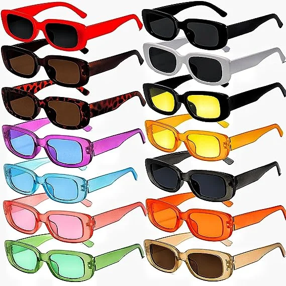 Shop Custom Rectangle Sunglasses for Women - Retro 90 display picture 1