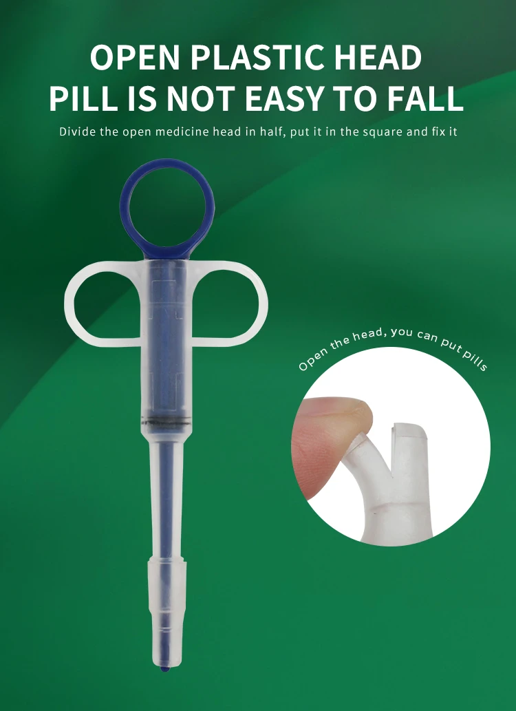 Factory Wholesale Syringe Type Pet Medicine Feeder Cat Pill Shooter Dog Pet Pill Gun