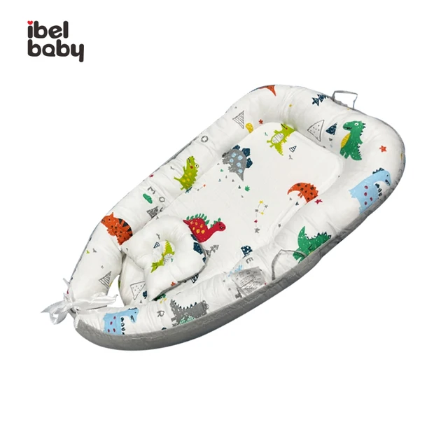 Wholesale Newborn Baby Nest Baby Lounger Cotton Baby Nest Bed With Pillow