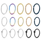 Best Earrings Best Selling Ear Tragus Hoop Helix Surgical Steel Earrings Wholesale Nose Ring Body Piercing Jewelry