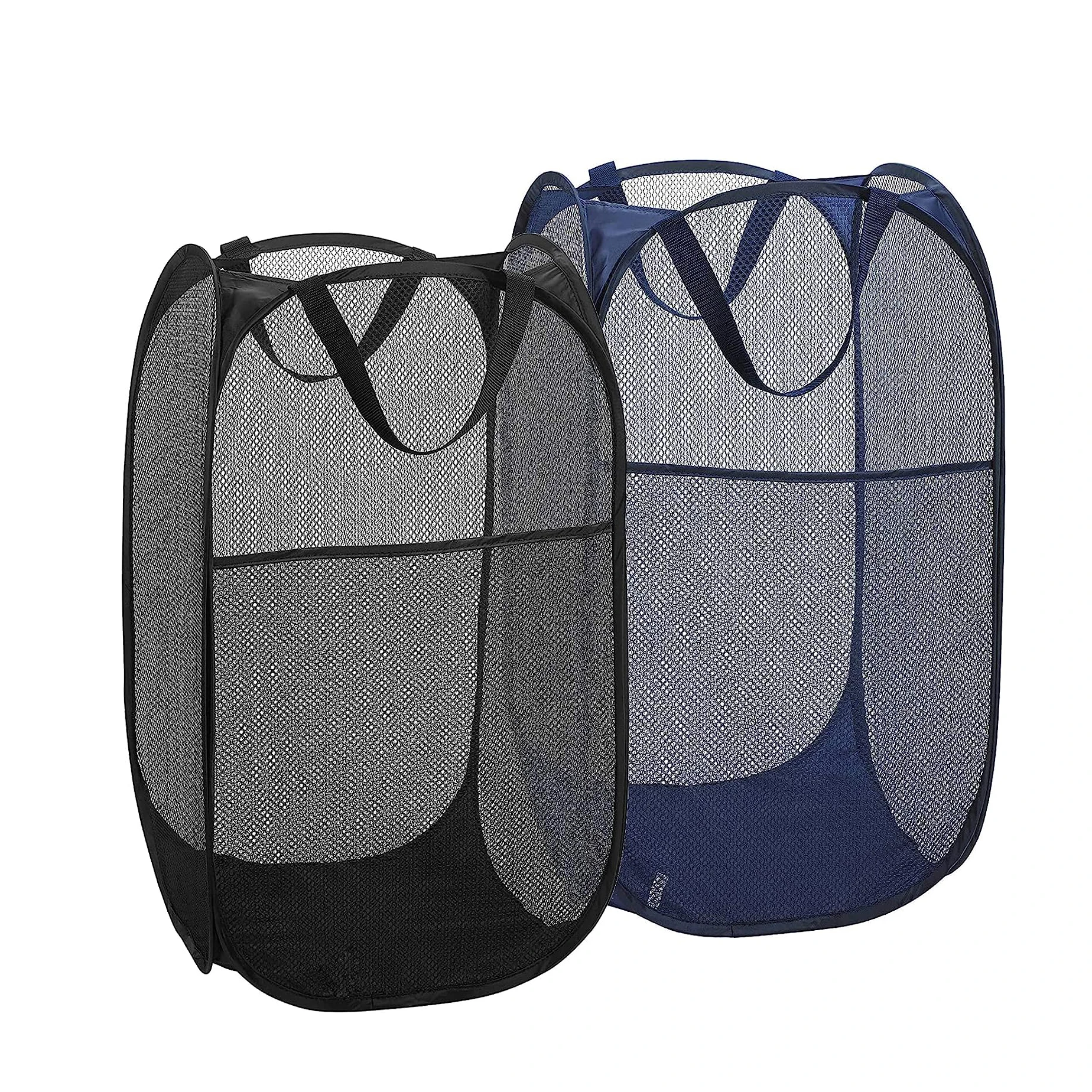 DOKEHOM 90L Large Laundry Basket, Collapsible Laundry Bag, Foldable Laundry  Hamper, Folding Washing Bin (Black) - Walmart.com