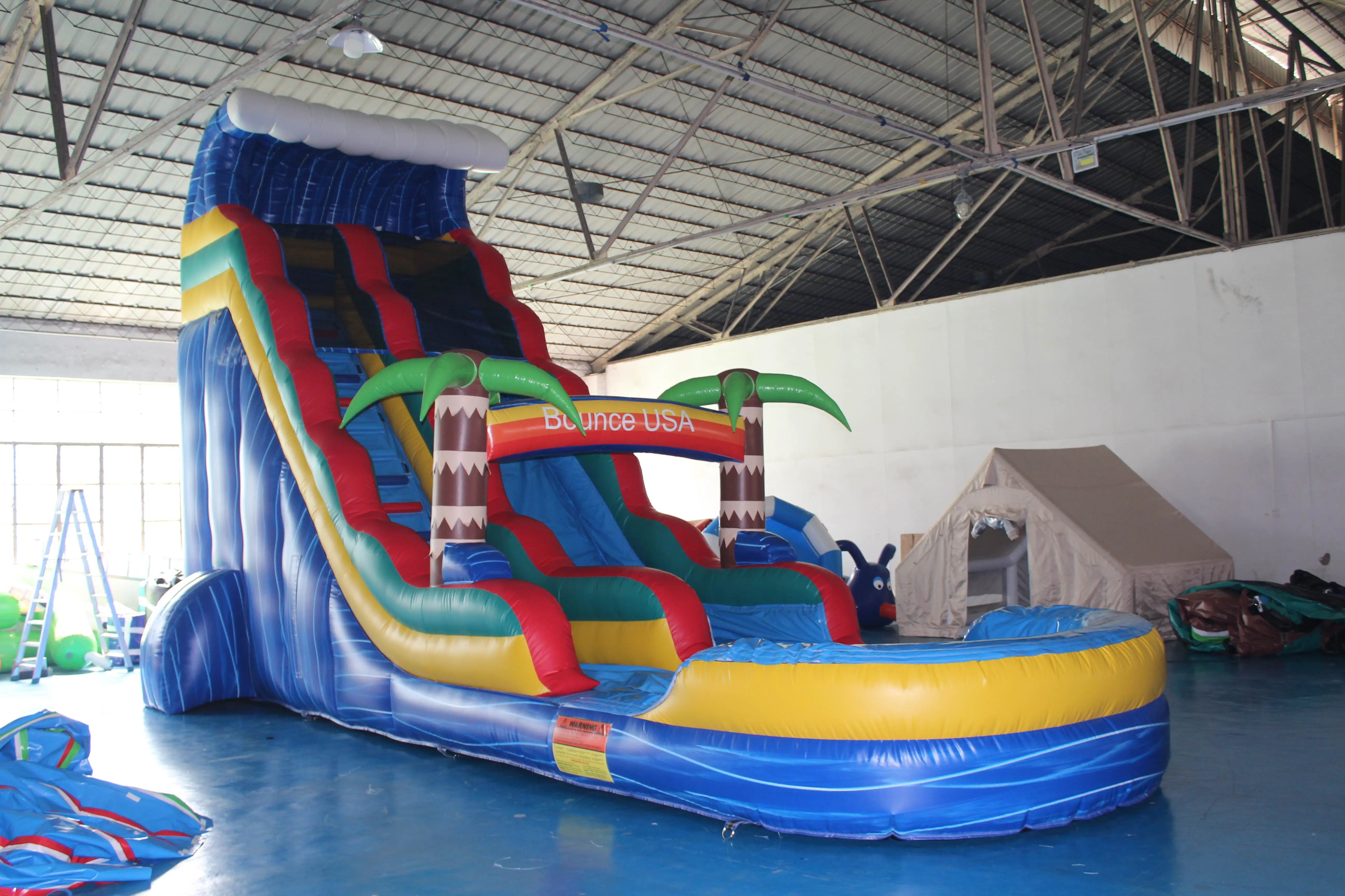 Custom Outdoor PVC Inflatable Slide Children Inflatable Water Slide Pool Indoor Games Slide for Kids Inflatable  Obstacle Combo