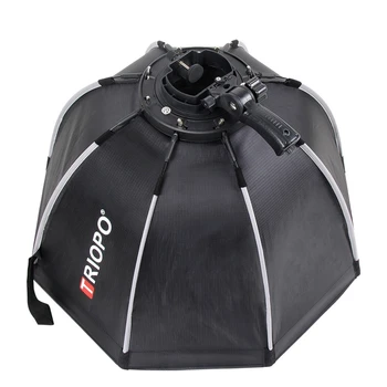 TRIOPO KS2 90cm KS2-90 Softbox Foldable Octagon Softbox with Hand Grip Honeycomb Grid Outdoor Flash Speedlite for V860III TT600 detail image