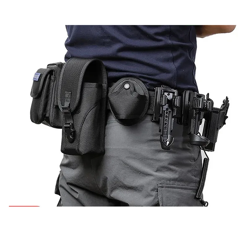 Adjustable Training Durable Nylon Security Belt Patrol Duty Durable Multifunctional Waist Equipment Set