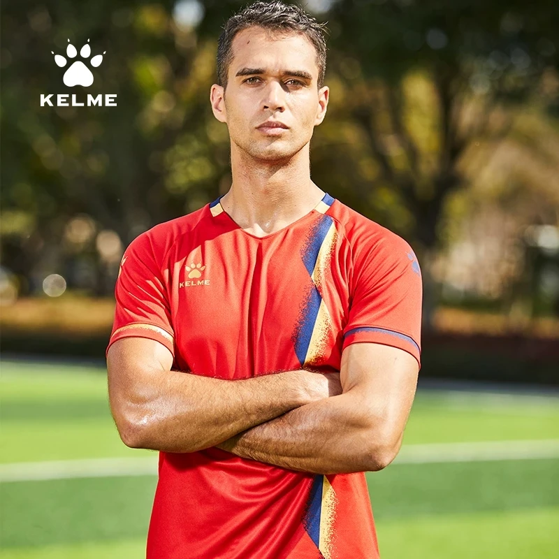 Kelme Custom Men's Soccer Jersey Football Uniforms Soccer Training