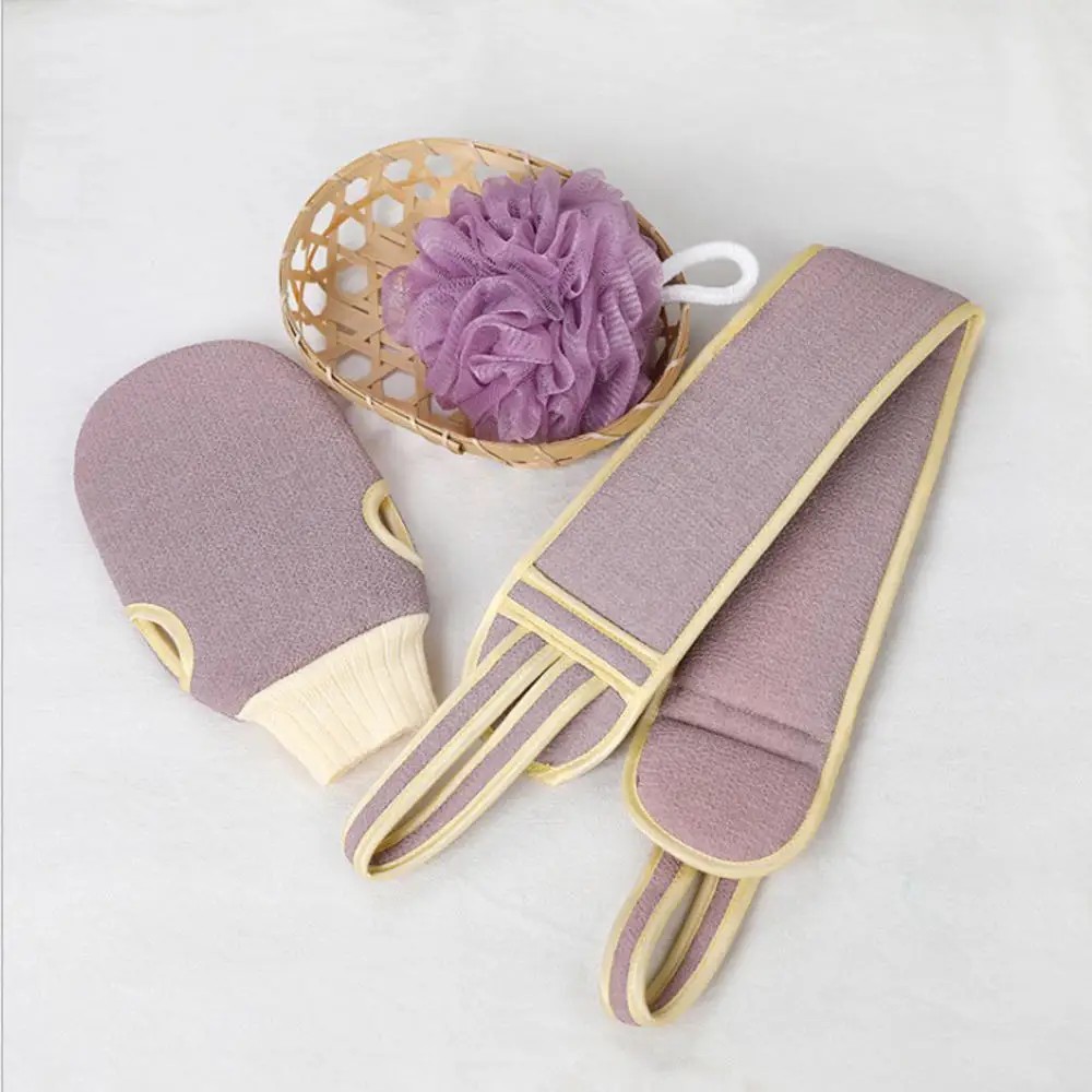 3PCS/Set Body Cleaning Washcloth Soft Brush Home Hotel Bathroom