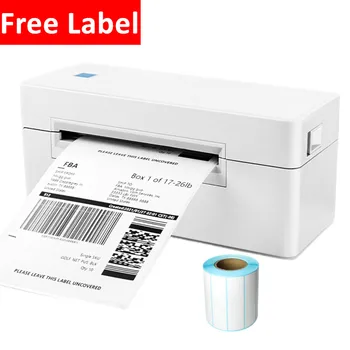 2022 New Thermal 4x6 Shipping Label Printer Mini 30-114mm 203dpi 4 inch Order Waybill Printer for Amazon Ebay Shopify FedEx USPS