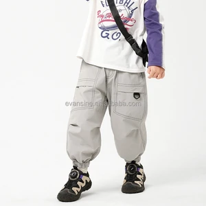 Customizable Quick-drying Soft Breathable Boys Toddler Multiple Pockets Cargo Pants Casual Versatile